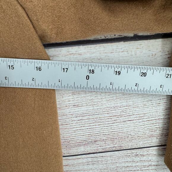 Elvenses Anthropologie Wool Toggle Button Overcoat Womens 0 Camel Brown - Picture 10 of 11